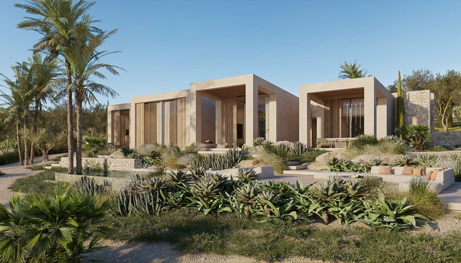 Suedterrasse von Son Gual Hills