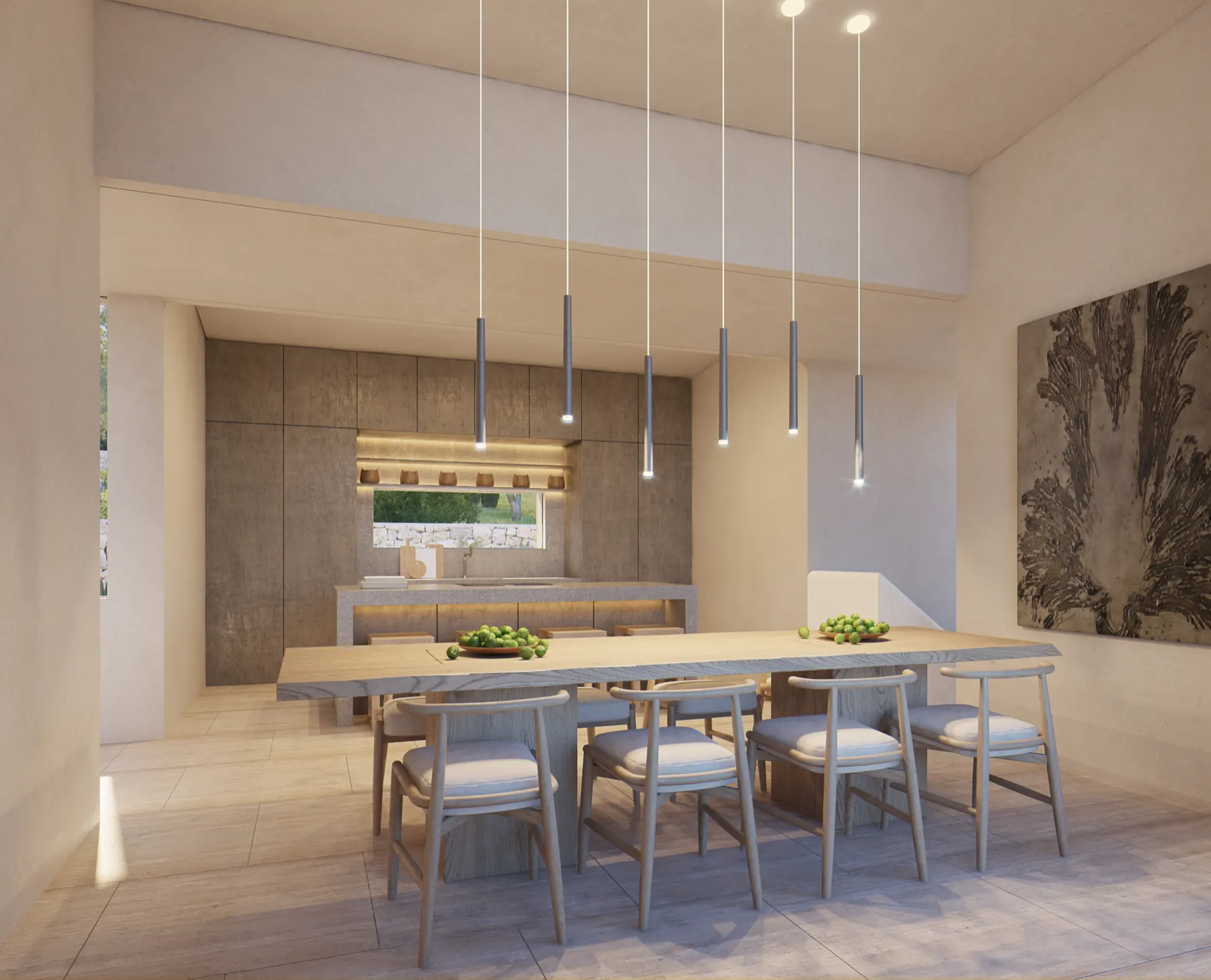 Essbereich und Küche