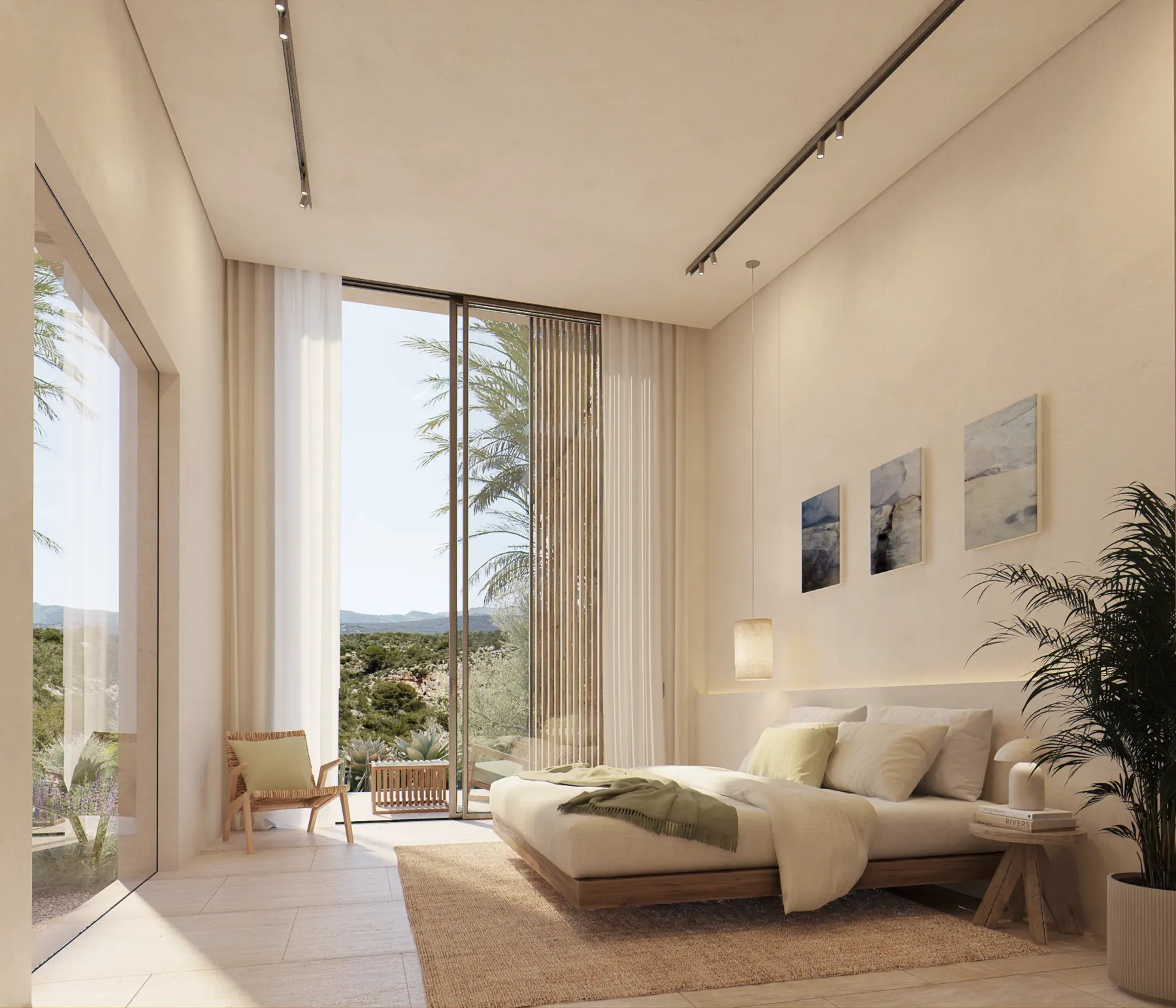 Primary Suite mit Terrasse